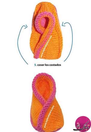 آموزش بافت ده نوع پاپوش زیبا