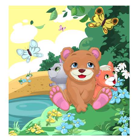 cheerful animals