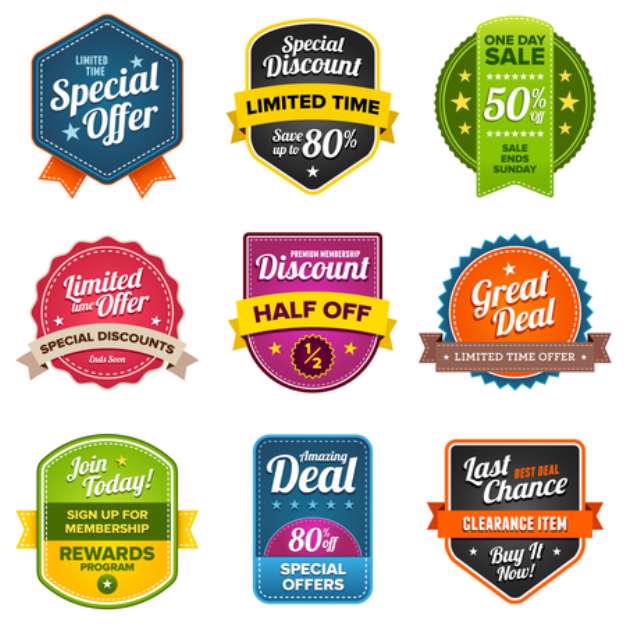 Sales labels