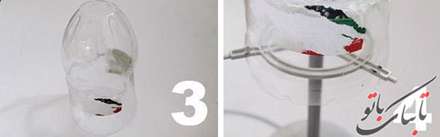 آموزش تصویری ساخت آباژور به شکل آناناس