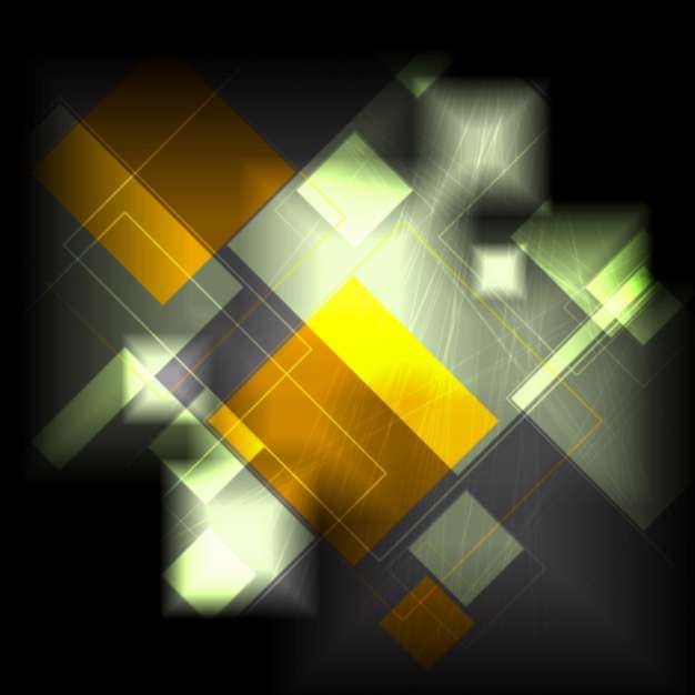 Dark colourful vector tech design