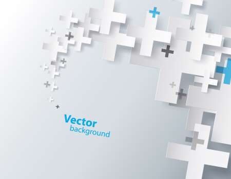 Abstract background created with plus sign.