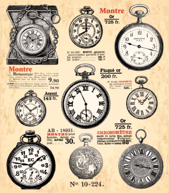 Montres goussets