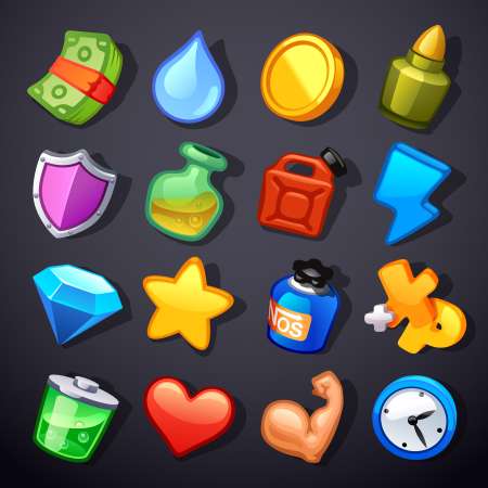 Game resources icons