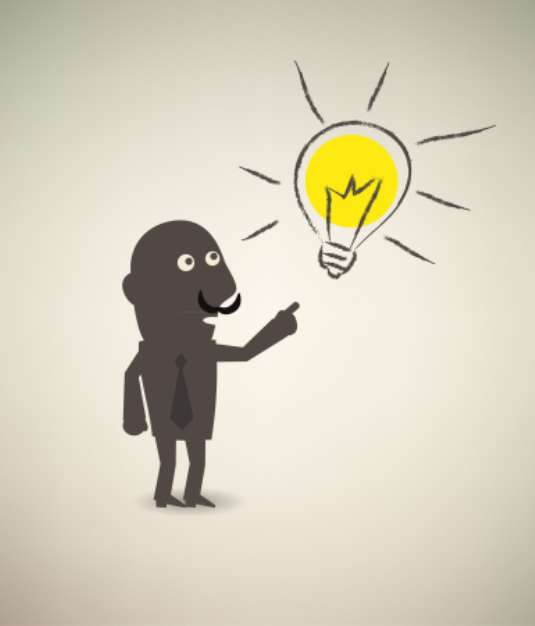illustration of idea bulb