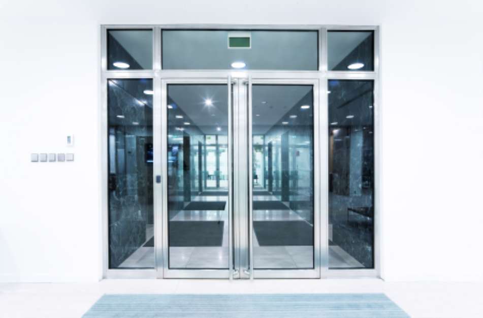 glass doors