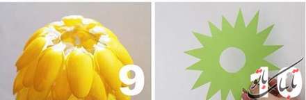 آموزش تصویری ساخت آباژور به شکل آناناس