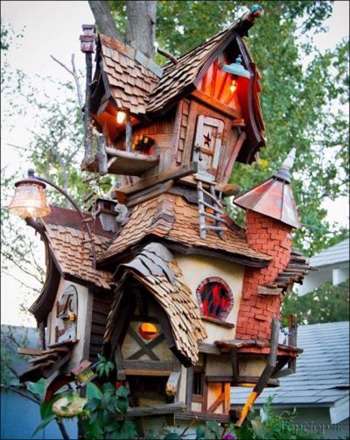 لانه های زیبا و جالب برای پرنده ها