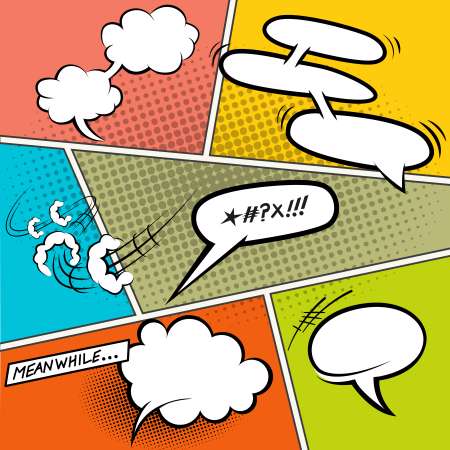 Retro Comic Speech Bubbles