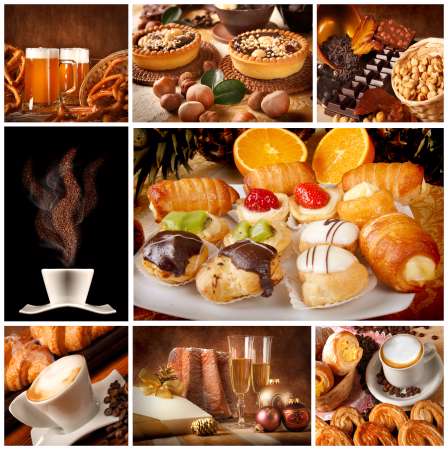 Mix caffأ¨,cappuccino,dolci, cioccolata e birra