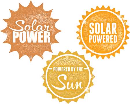 Solar Power Energy Stamps