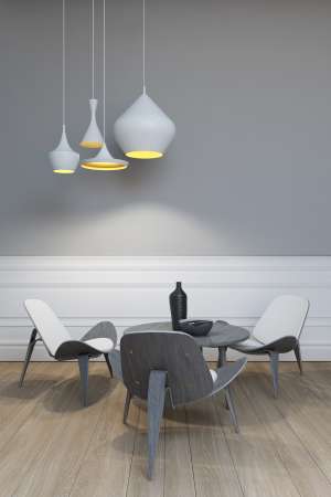 Table For Three Under The Lamp