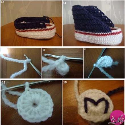 آموزش بافت ده نوع پاپوش زیبا