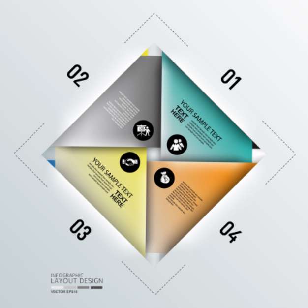 Modern business design template, infographic, website