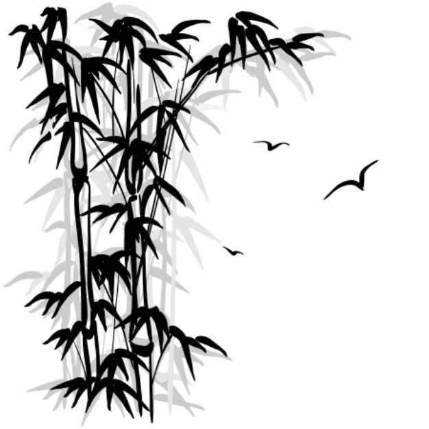 Bamboo silhouette