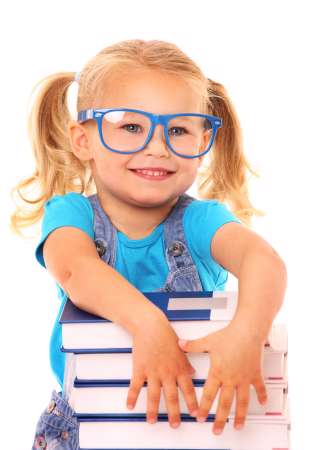 Smart young girl