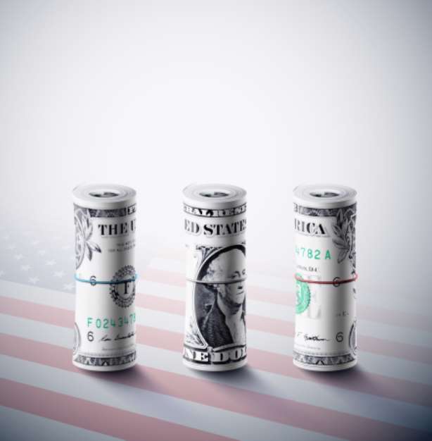 Dollars in roll