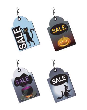 Halloween Sale Tags