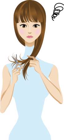 Split ends - Hair trouble