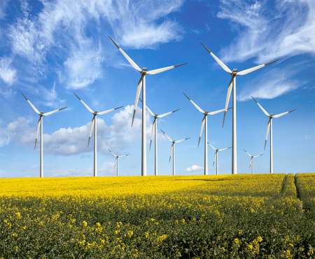 Eco power, wind turbines