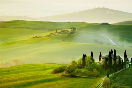 Countryside, San Quiricoآ´Orcia , Tuscany, Italy