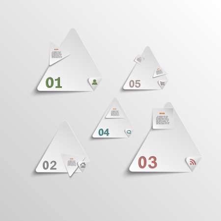 Abstract template for data presentation
