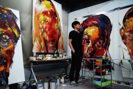 نقاشی های عجیب و غریب از چهره ها