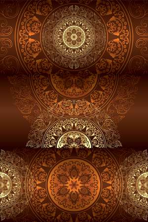 Set of vintage floral backgrounds