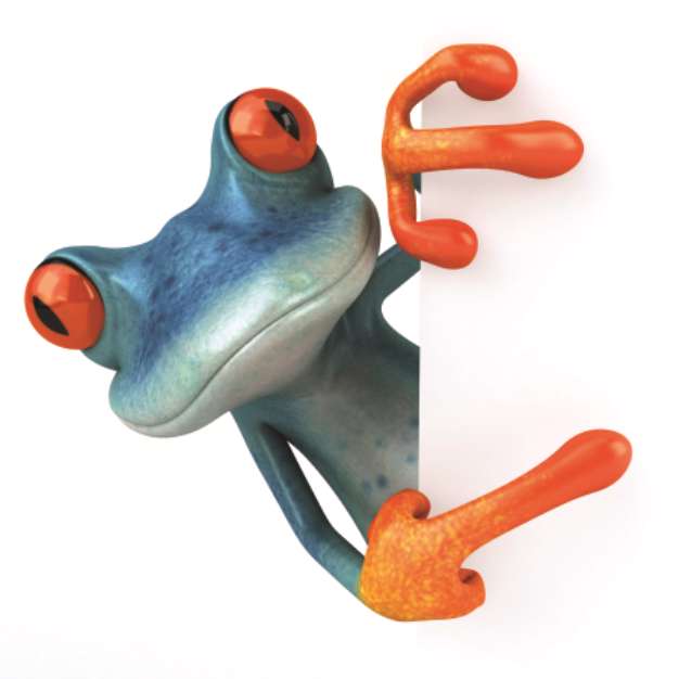 Blue frog
