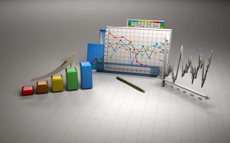 business finance chart, diagram, bar, graphic