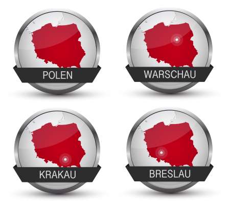 Vector Icons *** Stأ¤dte Polen
