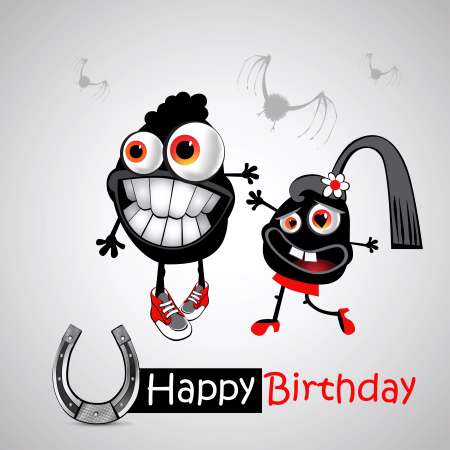 happy birthday card smile