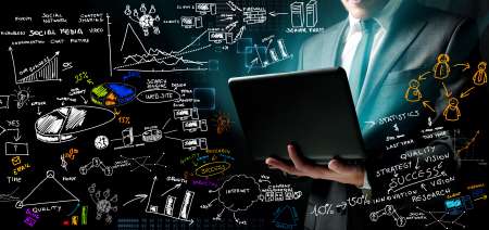 Businessman and new ideas