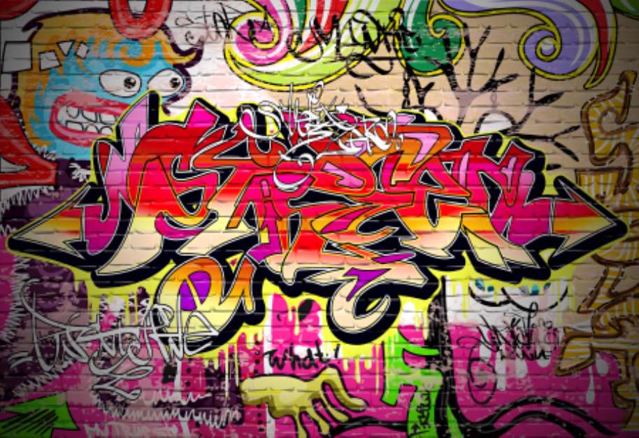 Graffiti Art Vector Background