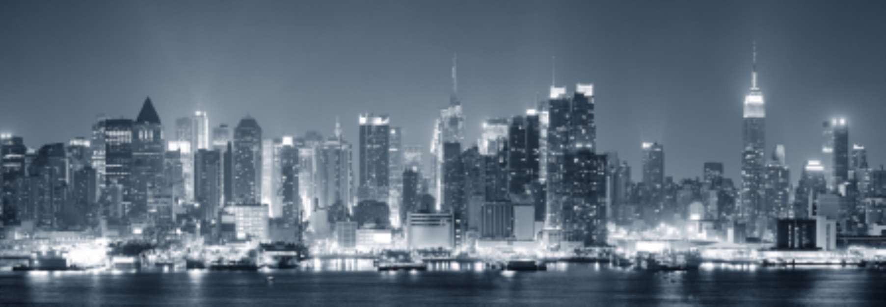 New York City Manhattan black and white