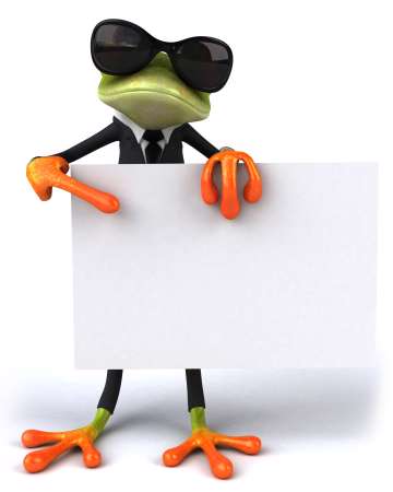 Fun frog