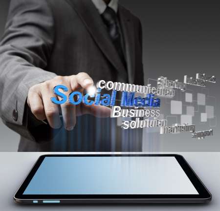 3d social media as concept