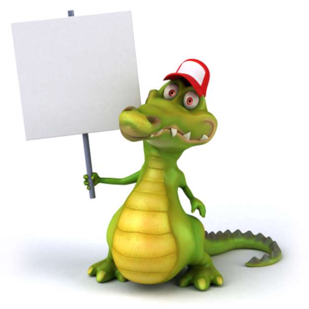 Fun crocodile