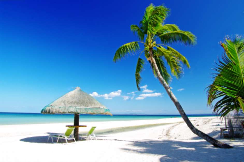 relaxing tropical scenery