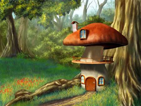 Mushroom house