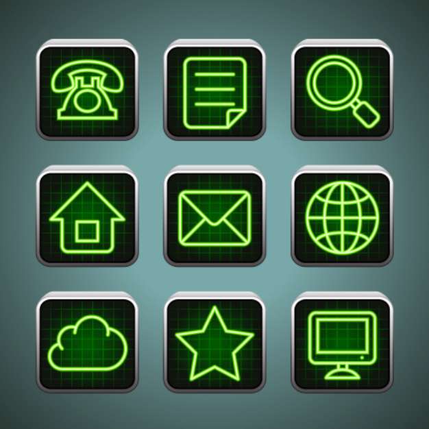 LED icons
