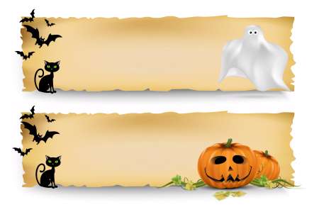 Halloween banners