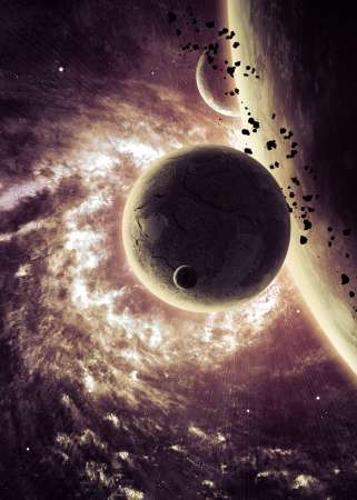 Cool space background