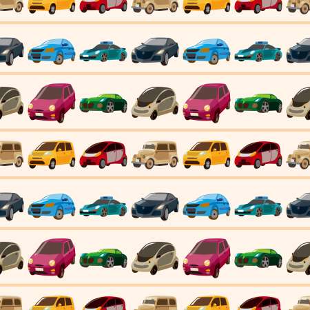 seamless car pattern
