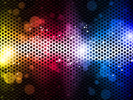 Colorful Rainbow Neon Party Background