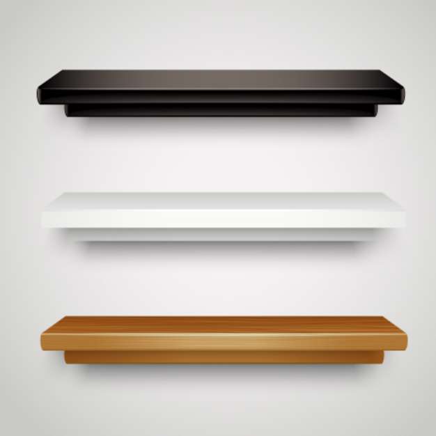 modern shelves