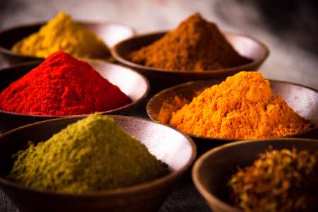 Assorted spices