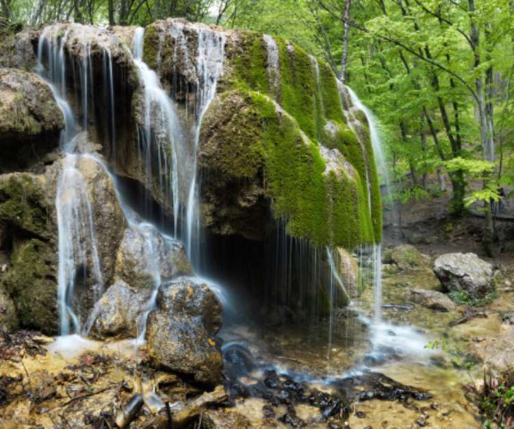 Natural Spring Waterfall
