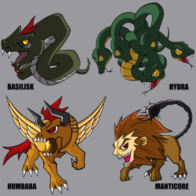 Mythical Creatures Set 01
