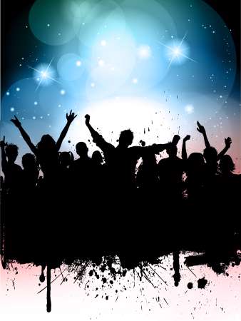 Grunge Party background